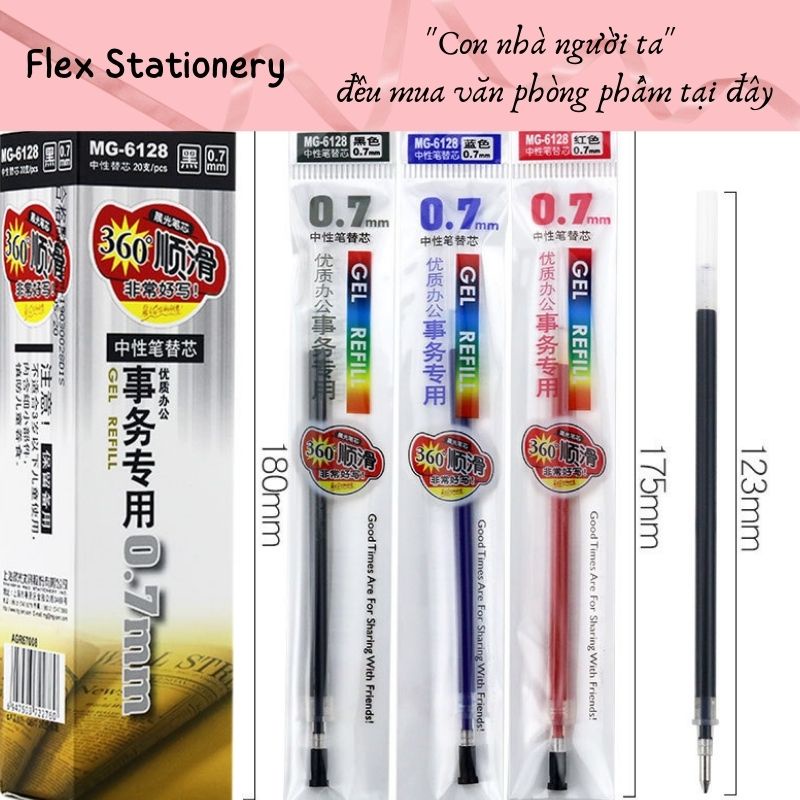 BÚT GEL LUYỆN CHỮ HÁN M&G NGÒI 0.7mm, LUYỆN VIẾT TIẾNG TRUNG