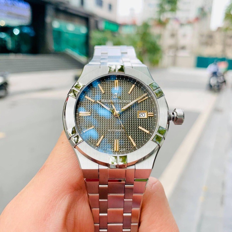 Đồng hồ nam Mau.rice Lac.roix Aikon Anthracite Dial .