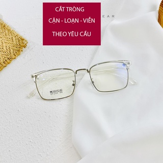 Gọng kính cận nam nữ 2723 dáng vuông thời trang phong cách trẻ trung năng động - có thể thay tròng kính cận loạn