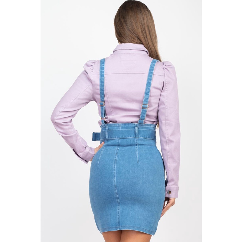 Chân váy jeans ôm xuất khẩu