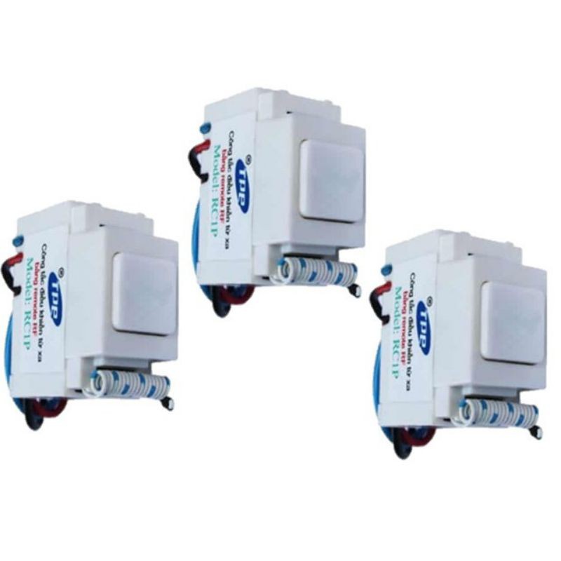 Công tắc điều khiển từ xa sóng RF TPE RC1S có thể bật tắt các thiết bị xuyên tường hgie55