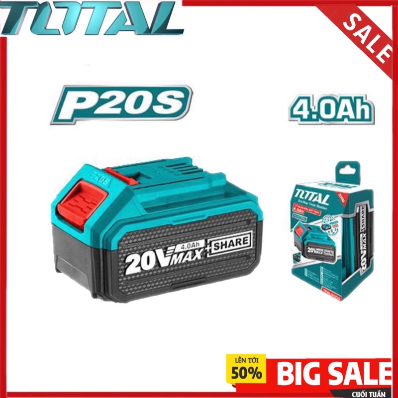 TOTAL Pin Lithium 20V/4.AH TFBLI2002