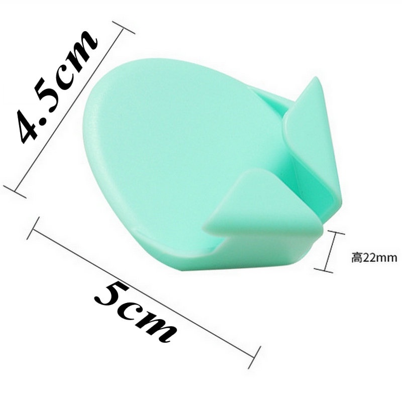 Set 2 Móc Treo Phích Cắm Dán Tường Đa Năng Không Cần Đinh Ốc Giá Đỡ