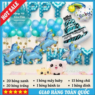 Trang Trí Sinh Nhật Cho Bé Trai Tuổi Ngựa, Combo Trang Trí Sinh Nhật Đẹp, Bóng Bay Sinh Nhật Cho Bé 🎁HOT SALE🎁