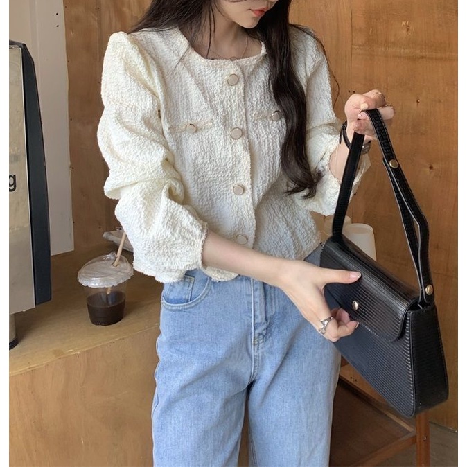 Áo Kiểu Tay Dài Phối Ren Họa Tiết Kẻ Sọc Thời Trang 2022 Cho Nữ