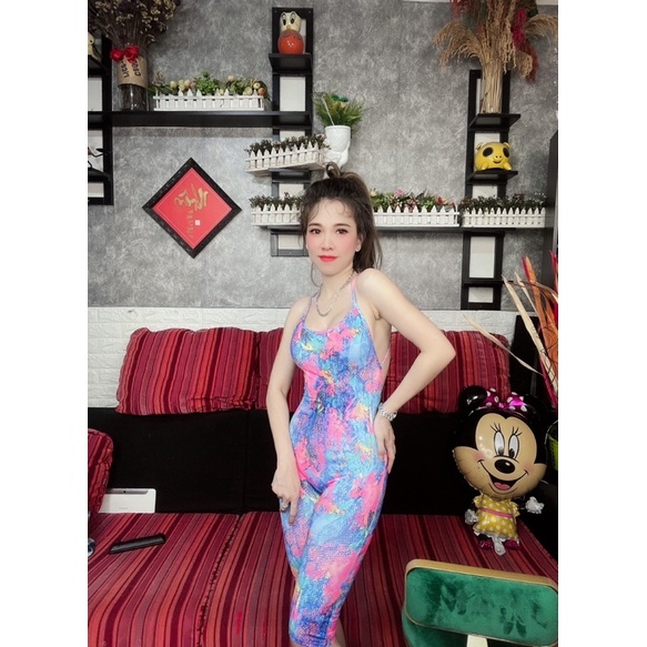 Bộ Áo Liền Quần Ôm Sát Nách Quyến Rũ Cho Nữ 💝