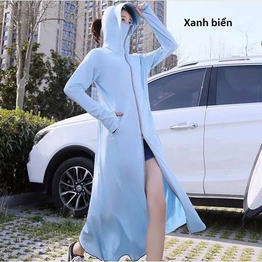CN9662 - Áo chống nắng nữ toàn thân dáng dài cao cấp hàng nhập 40-70kg