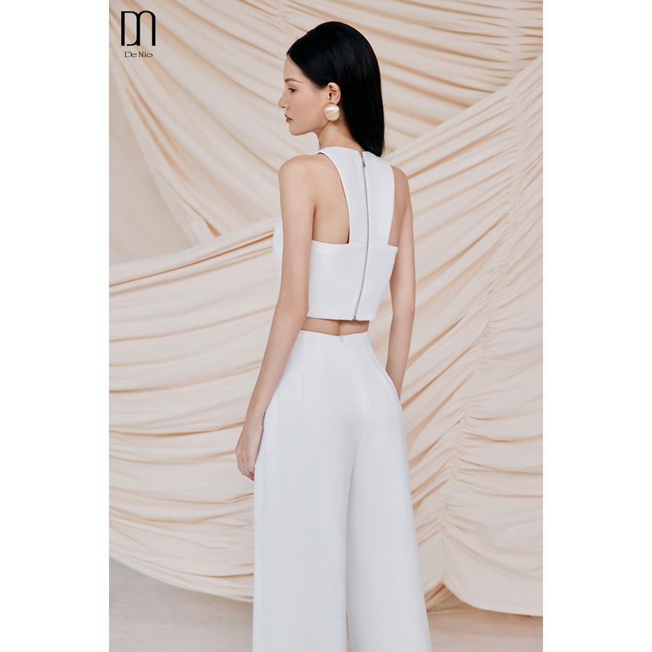 DeNio - Áo croptop nhún ngực