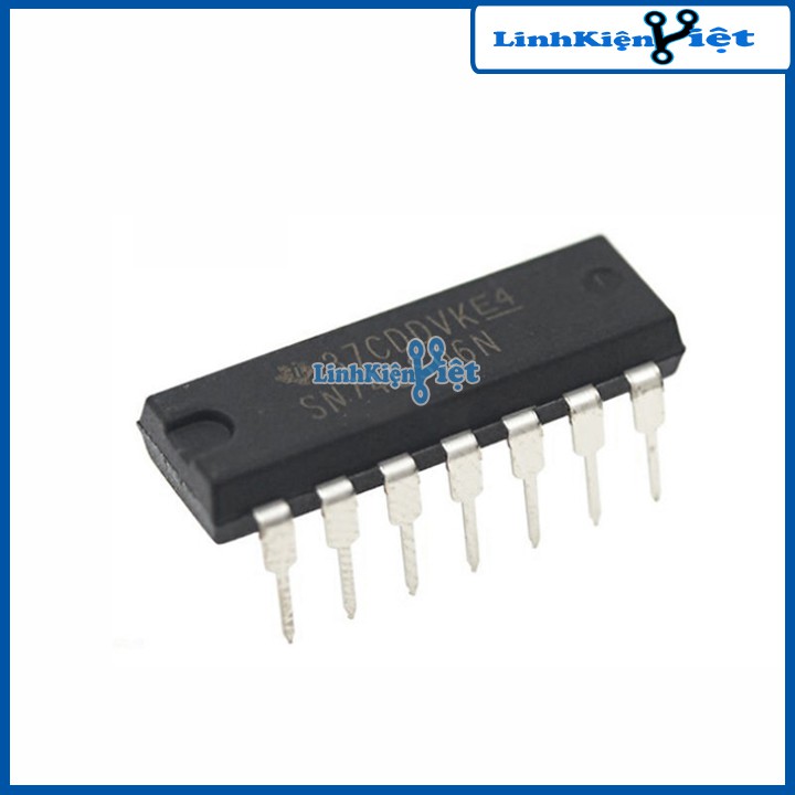 Chíp 74LS06 Hex Inverter Buffer/Driver DIP14