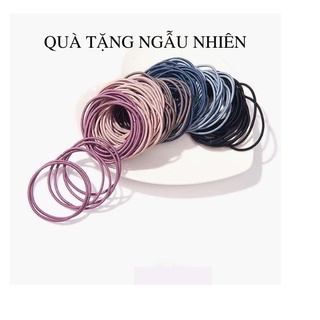 [Set 100 Dây ] Chun Buộc Tóc Hàn Quốc Đủ Màu [Tặng Kèm Túi ZIP] [ SET 100 CHUN TÚI ZIP ]