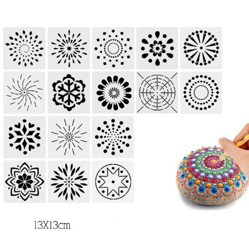Bộ 48 Cọ Vẽ Tranh Họa Tiết Mandala Tiện Dụng