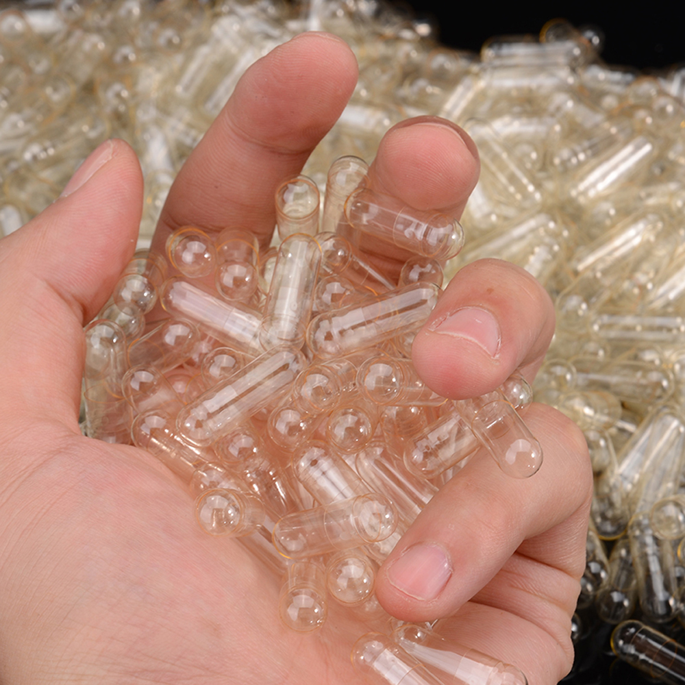 (Hàng Mới Về) Set 1000 Viên Nang Rỗng Trong Suốt Chăm Sóc Sức Khỏe