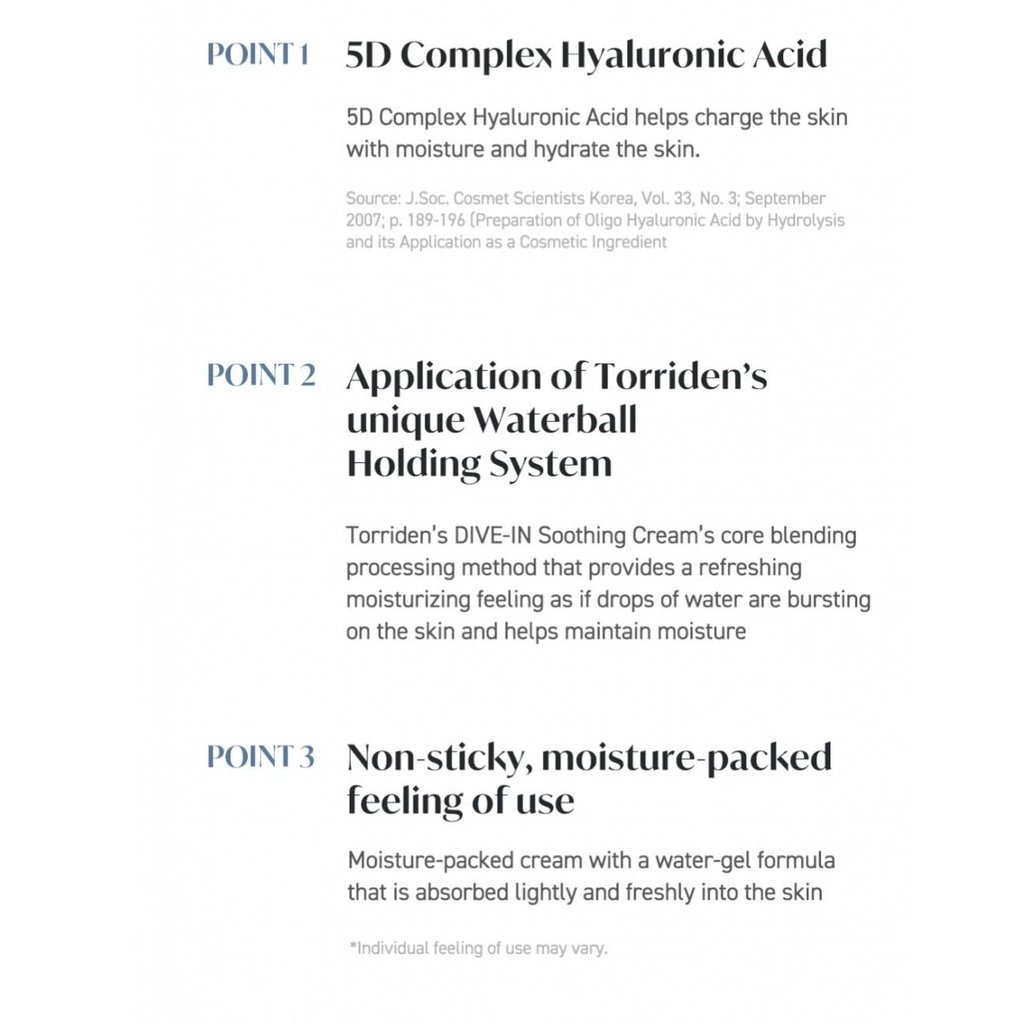 Kem Dưỡng Da Torriden 100ml Chiết Xuất Hyaluronic Acid