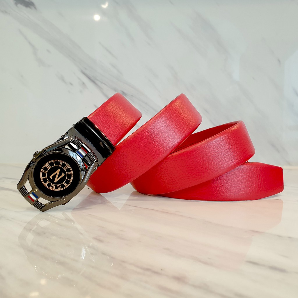 Thắt lưng/ dây nịt nam mặt đồng hồ độc lạ LOẠI 1