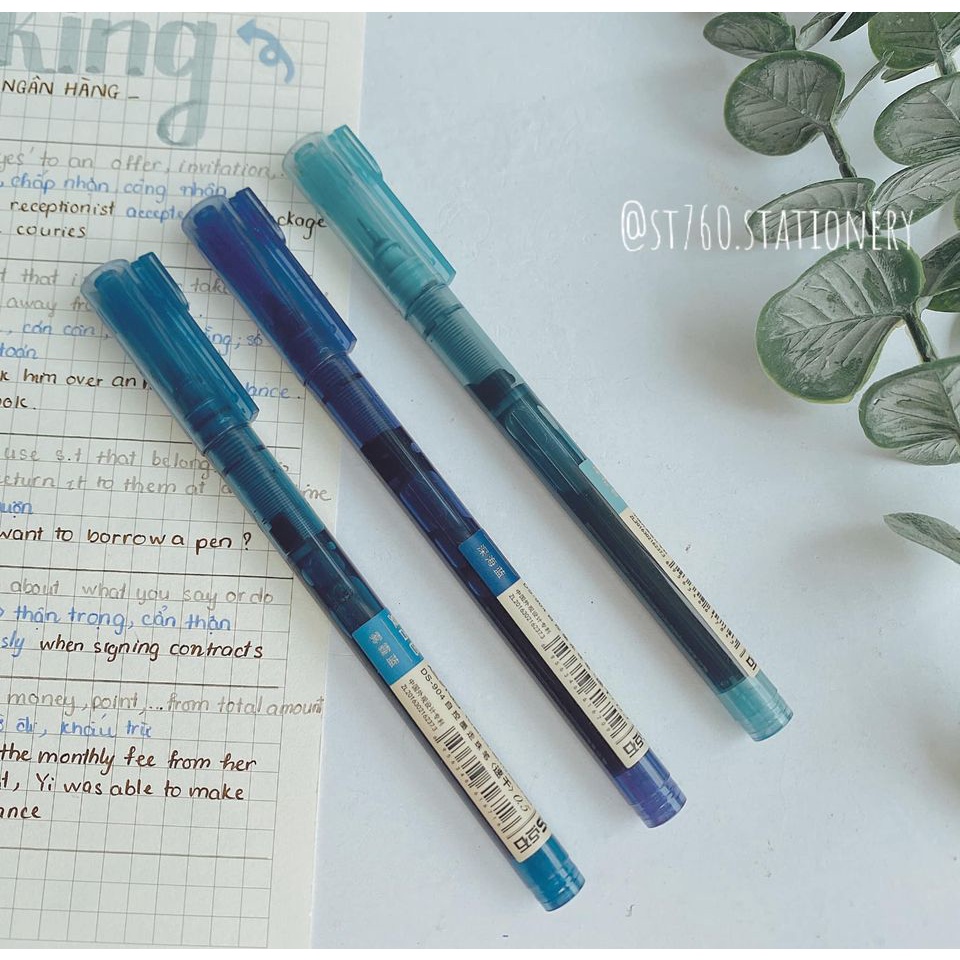 Bút mực gel DS-904 ngòi 0,5mm phong cách cổ điển