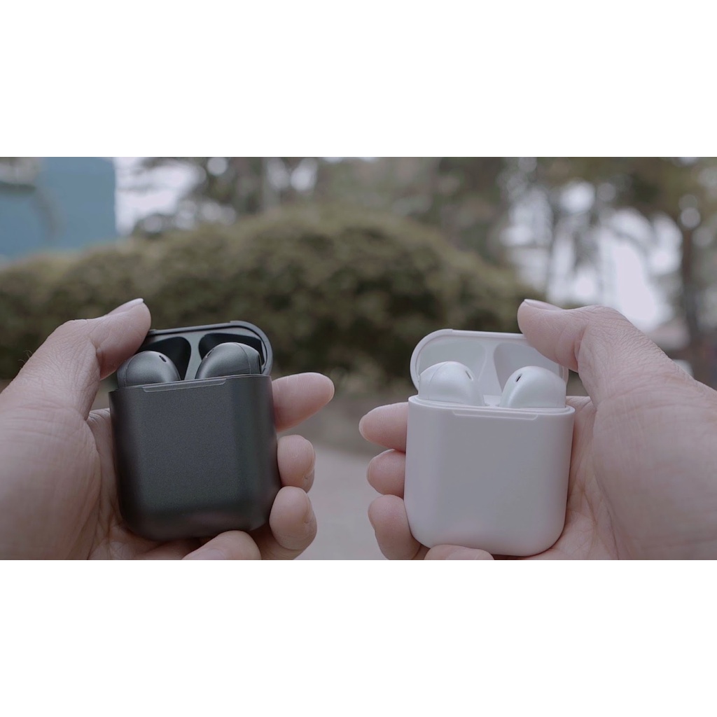 Tai nghe bluetooth không dây Inpods i12 TWS nút cảm ứng âm thanh HIFI có mic đàm thoại