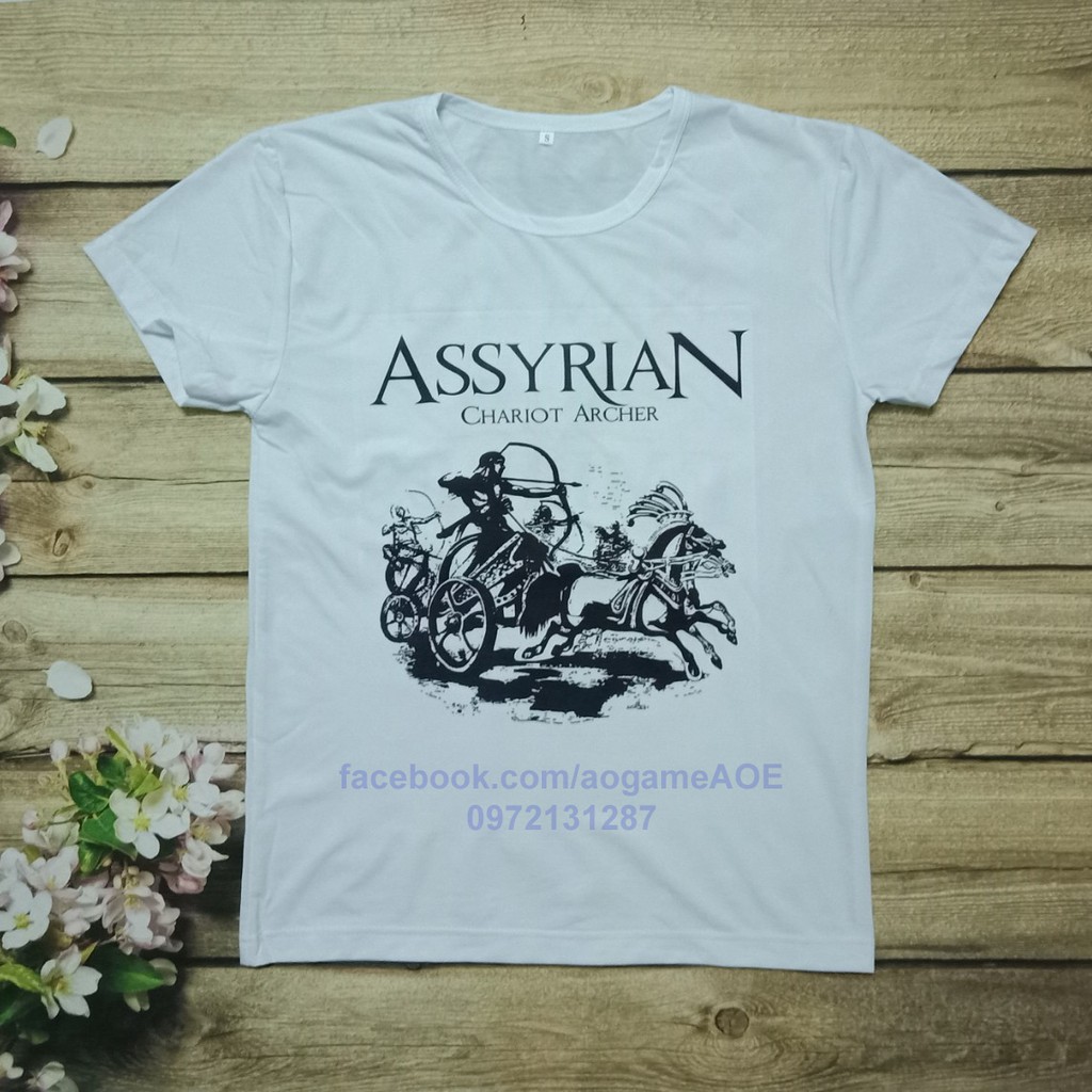 (Ảnh thật) Áo phông game Đế Chế, áo game Aoe Age Of Empires