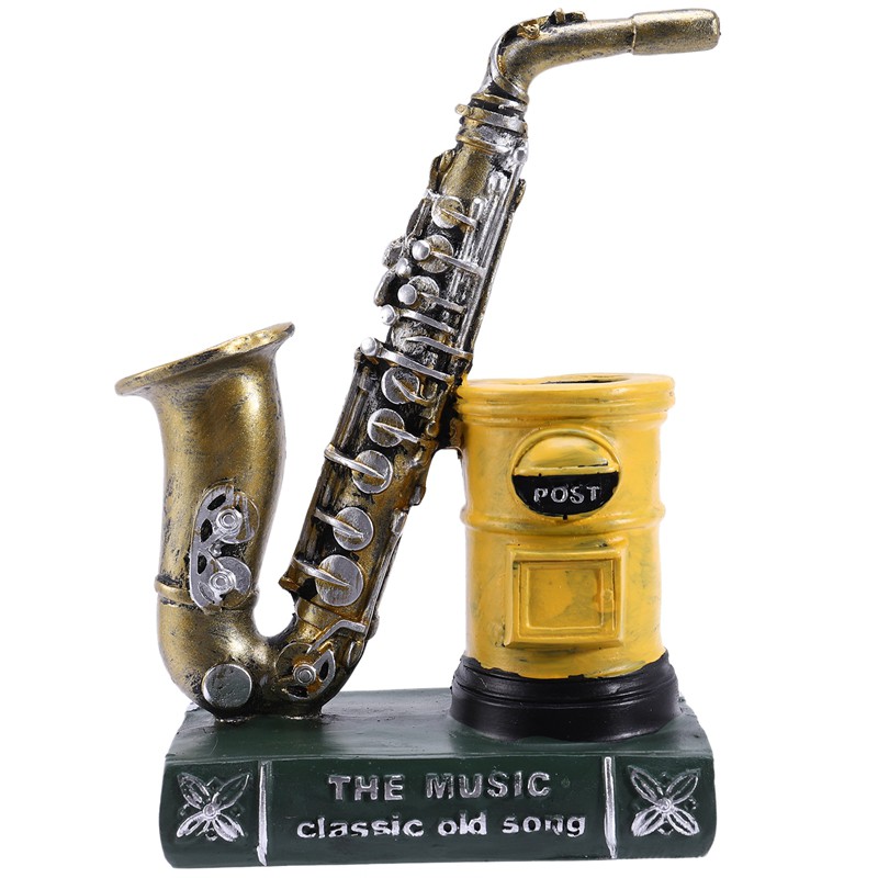 (Đang Bán) Bộ Dụng Cụ Đựng Bút Hình Kèn Saxophone