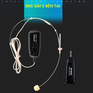CHÍNH HÃNG Micro không dây gài tai Aporo 2.4G hạt gạo cao cấp siêu nhỏ