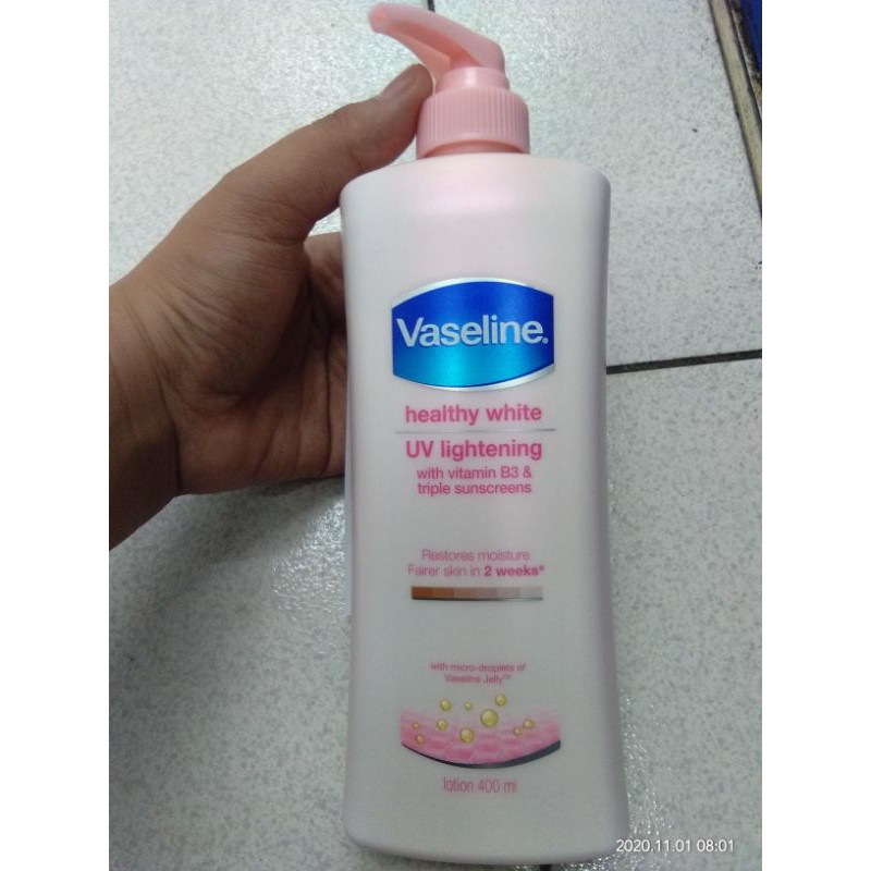 Hộp Đựng Thuốc Trắng Vaseline 400g