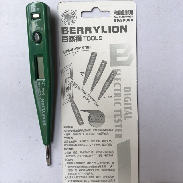 Bút thử điện điện tử Berrylion