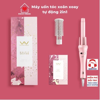 Máy uốn tóc xoăn tự động 360 hàng cao cấp trục uốn phủ gốm - vừa uốn xoăn sóng, vừa uốn cụp