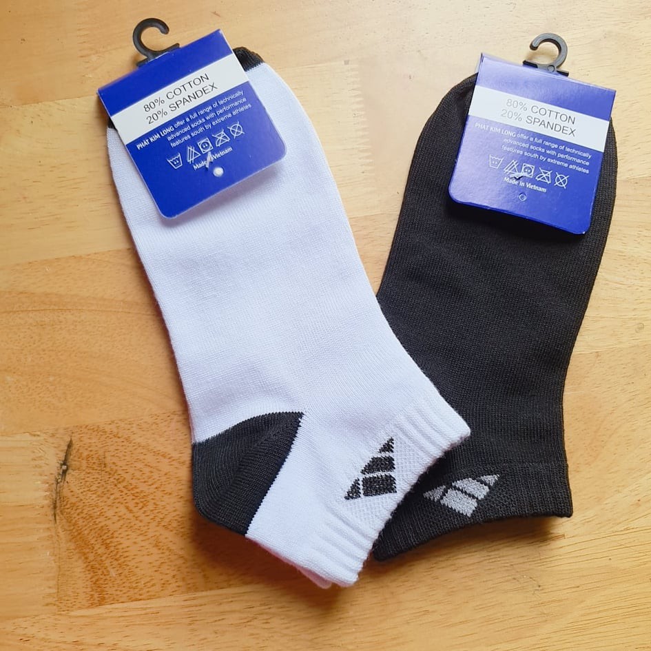 Vớ Cổ Ngắn Adidas Cotton hàng xuất khẩu chất lượng cao