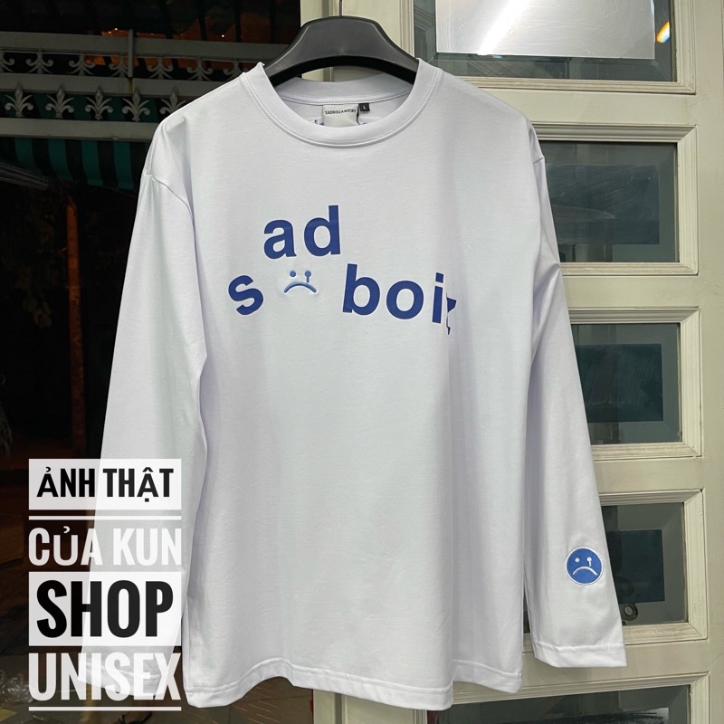 Áo sad boiz ripped signature long sleeve Áo thun tay dài sadboiz RIPPED SIGNATURE | BigBuy360 - bigbuy360.vn