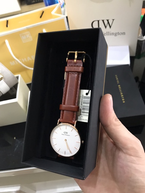 Đồng hồ cặp đôi Classic Bristol rose gold tặng kèm dây nato