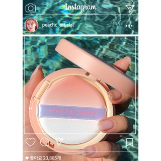 Phấn Nước Dưỡng Ẩm, Lớp Nền Trong Veo Hoàn Hảo Peach C Honey Glow Cover Cushion 15g | BigBuy360 - bigbuy360.vn