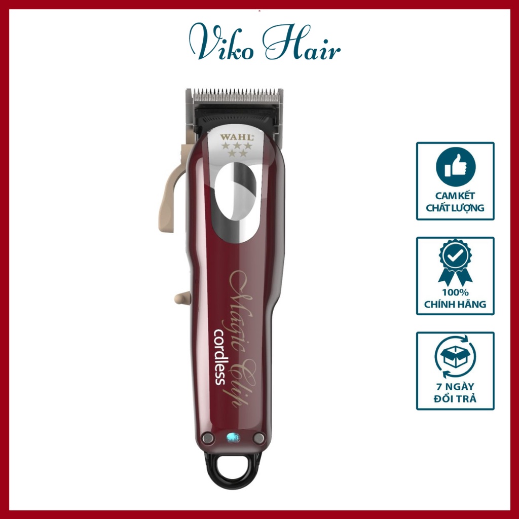 Tông Đơ WAHL Magic Clip Không Dây Cử Gá Thép Dùng Trong Salon Giúp Thao Tác Cắt Dễ Dàng Và Chuyên Nghiệp