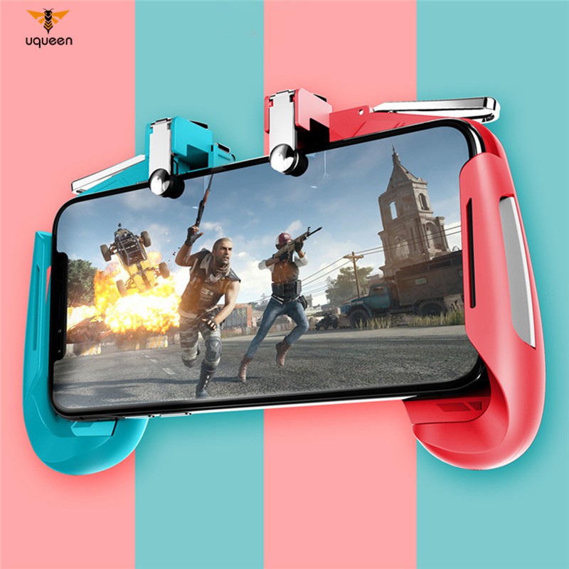 UQ Mobile Game Controllers Wireless Remote PUBG Gamepad Game Joystick Game Trigger for iOS Android