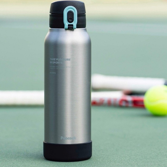 Bình giữ nhiệt SUS316 Peacock 600ml nắp bật - AKE-R60 hàng nhập khẩu cao cấp