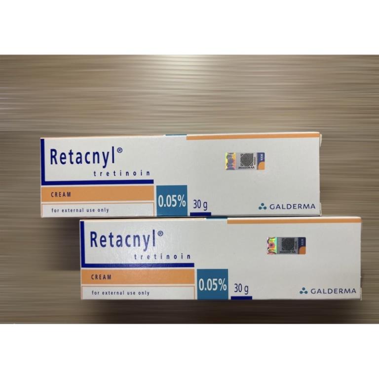 Tretinoin Retacnyl Cream 0,025%, 0.05% - Kem hỗ trợ giảm mụn trẻ hóa da