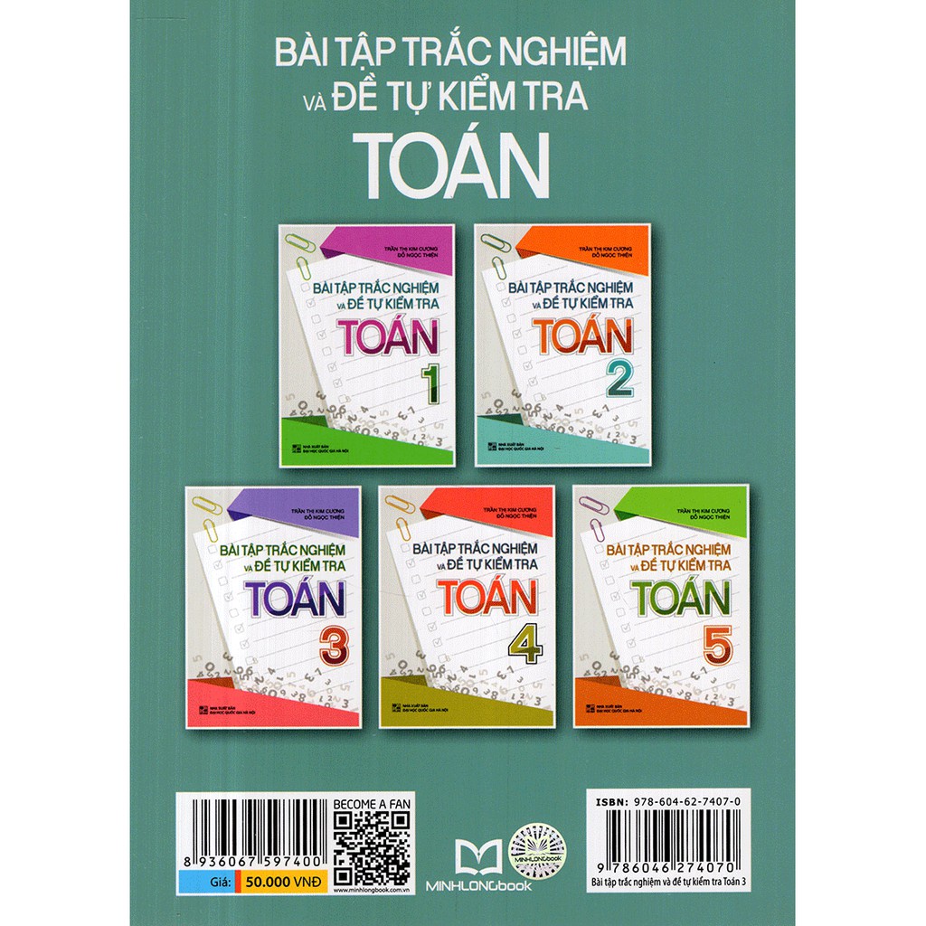 Sách - Bài Tập Trắc Nghiệm Và Kiểm Tra Toán Lớp 3 - B50