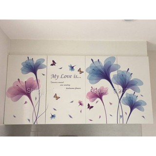 decal dán tường hoa