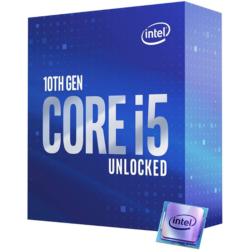 CPU Intel Core i5-10600K (4.1GHz turbo up to 4.8GHz, 6 nhân 12 luồng, 12MB Cache, 125W) - Socket Intel LGA 1200