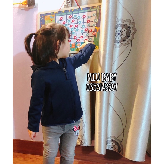 Áo khoác nỉ thể thao bé trai bé gái du xịn cực đẹp