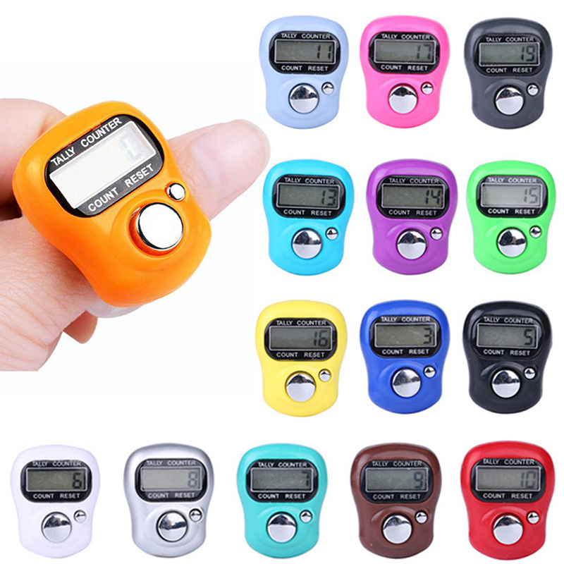 Máy đếm điện tử đeo ngón tay có màn hình led tiện dụng