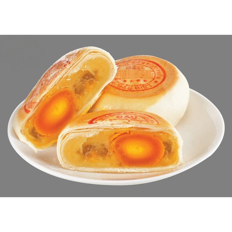 Bánh Pía Đậu Xanh Sầu Riêng Trứng Muối - 300g  Phù Hợp Làm Qùa Tặng Trung Thu