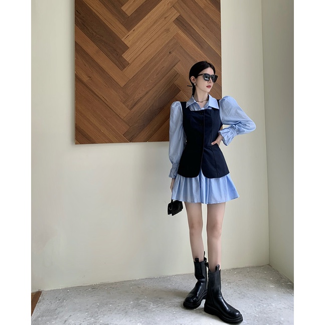 SET VÁY SƠMI + GHILÊ VEST ORDER