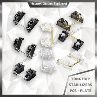Mua 20 Loại Stab Bàn Phím Cơ | Cherry/Gateron/Durock/Everglide | Snap-in/Screw-in | PCB Mount/Plate Mount | VCK