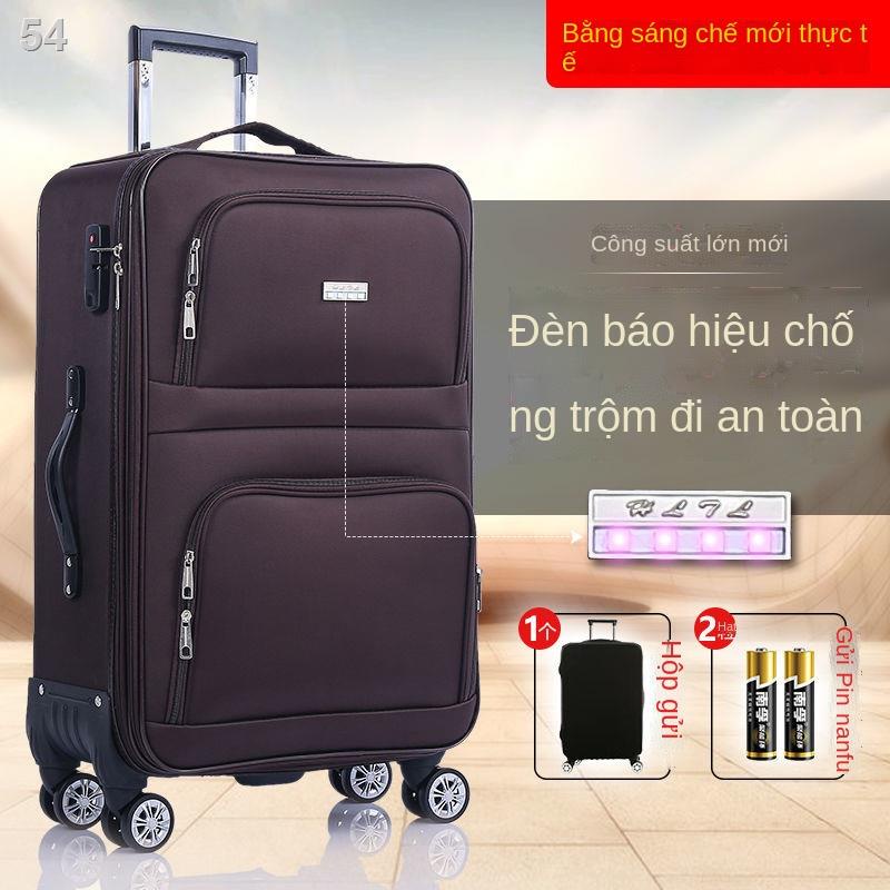 （Hộp kéo）Vali vải Oxford đa năng bánh xe đẩy nam nữ 30 mật khẩu 20 inch chắc chắn và bền