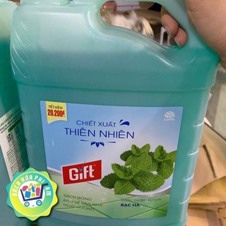 Nước lau sàn Gift 3.8kg Hương bạc hà