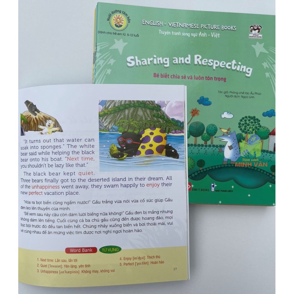 Sách - Combo Truyện Tranh Song Ngữ Anh-Việt - English Vietnamese Picture Books (bộ 10 quyển)