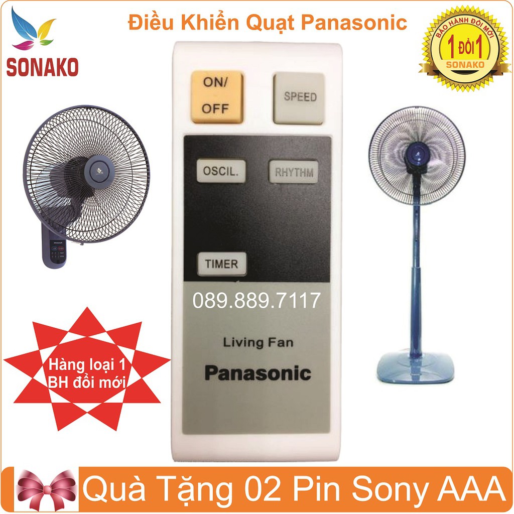 Điều khiển Quạt Panasonic treo tường, quạt cây, remote quạt Pana