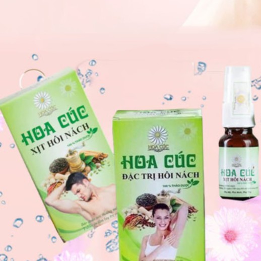 (Chính Hãng) Xịt Triệt Hôi Nách Hoa Cúc - Ngăn Tiết Mồ Hôi - Giảm Thâm (Mẫu Mới)