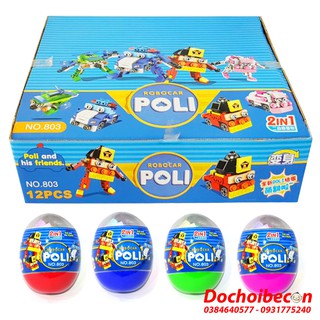 Poli - Policar - Lego lắp ráp xếp hình Poli Car