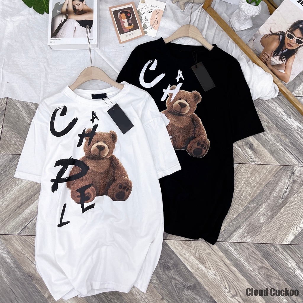 Áo Thun Hình Gấu Mập CAH Cotton Mát Mịn - Mã Số: BE21069