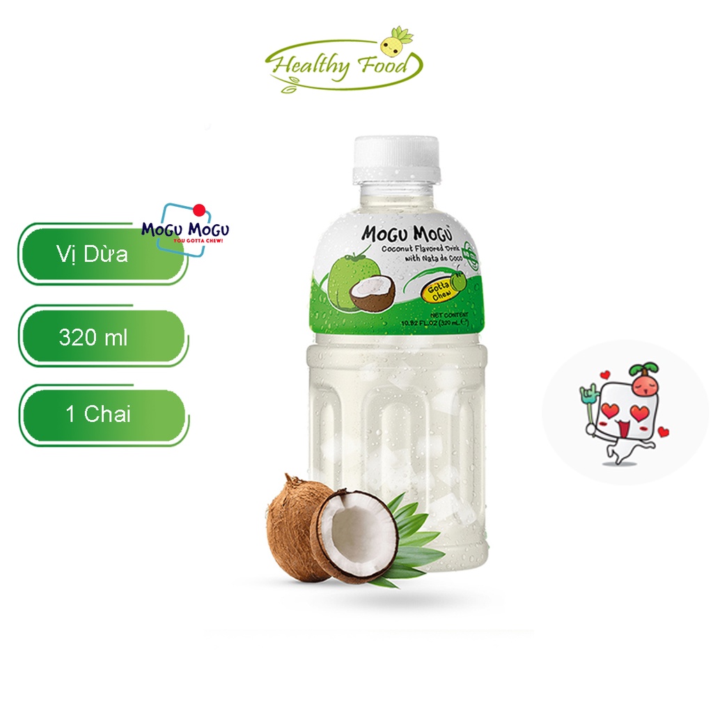 Nước Thạch Dừa Mogu Mogu 320ml Các Vị Tự Chọn